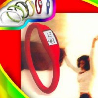   Pulseira de Pulso Digital  Sport  (vermelho)  